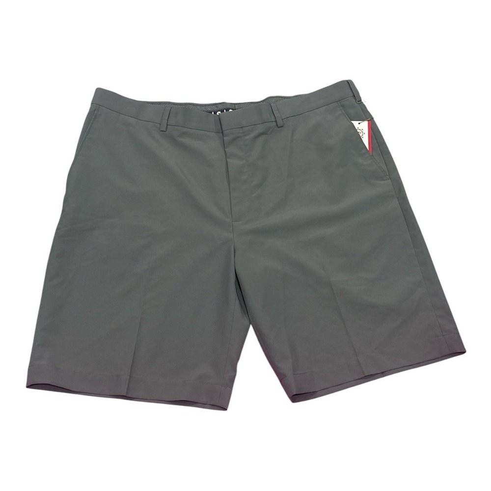 Ben Hogan Flat Front Performance Stretch Golf Shorts Sz 40 Quite Shade Gray